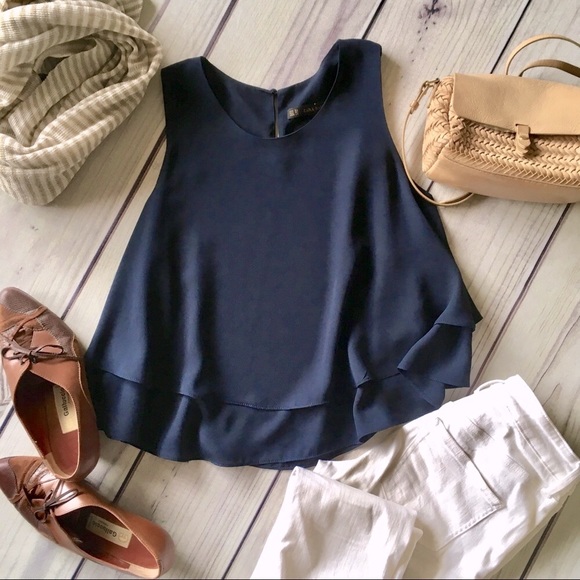 ★SOLD OUT★Zara Double Layer Blouse - Picture 2 of 11